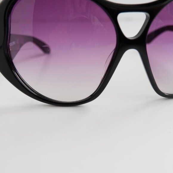 Authentic Preowned Miu Miu Black/Purple Frame Oversized Sunglasses - Picture 10 of 11